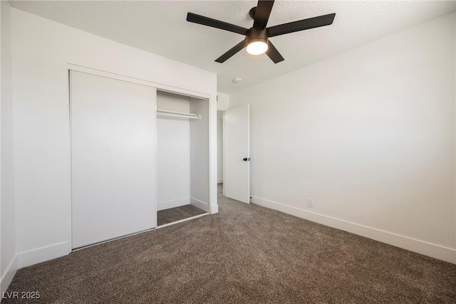 716 Vincent Way, Las Vegas, NV 89145 - unfurnished bedroom featuring carpet floors, a closet, and ceiling fan