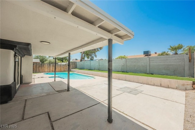 716 Vincent Way, Las Vegas, NV 89145 - view of swimming pool with a patio and a fenced backyard