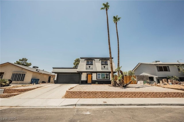 716 Vincent Way, Las Vegas, NV 89145 - view of front of house with an attached garage and concrete driveway