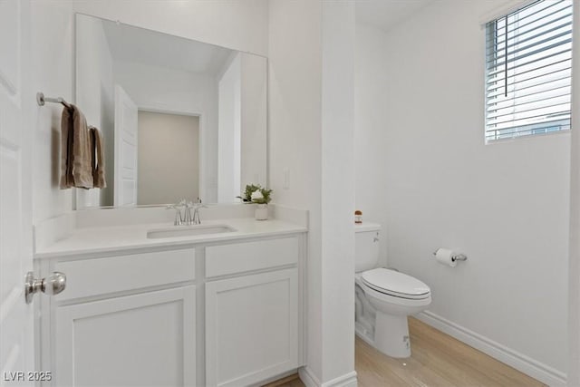 9221 Alden Pointe Ct, Las Vegas, NV 89143 - bathroom featuring vanity and wood finished floors