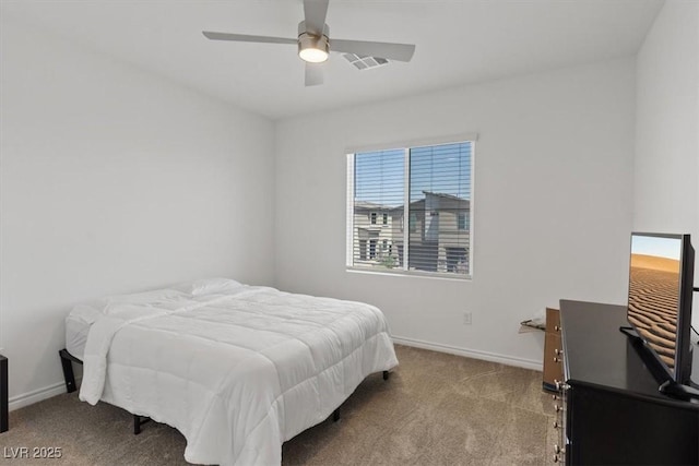 9221 Alden Pointe Ct, Las Vegas, NV 89143 - bedroom with carpet and ceiling fan