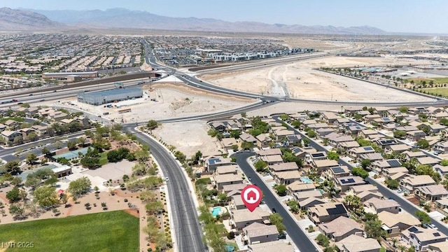9105 Picket Fence Ave, Las Vegas, NV 89143 - aerial view of property's location with nearby suburban area