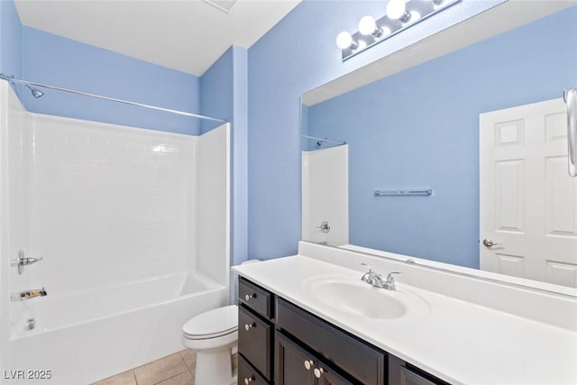 3012 Chiefs Ct, North Las Vegas, NV 89032 - full bath with washtub / shower combination, vanity, and tile patterned floors