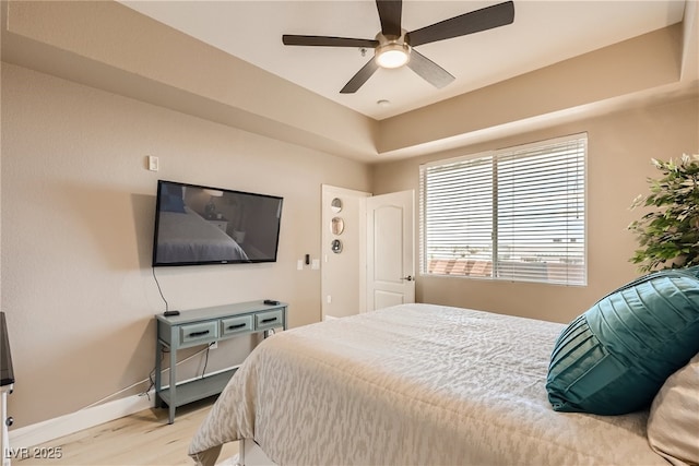 63 E Agate Ave Unit 509, Las Vegas, NV 89123 - bedroom featuring light wood-style floors and a ceiling fan
