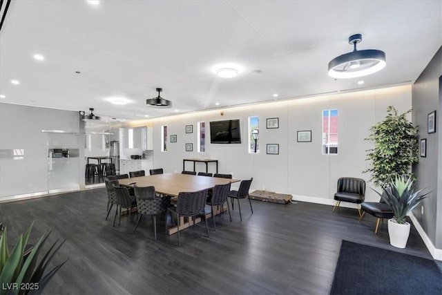 63 E Agate Ave Unit 509, Las Vegas, NV 89123 - dining room featuring wood finished floors and recessed lighting