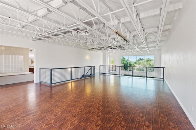 5603 Deer Creek Falls Ct, Las Vegas, NV 89118 - unfurnished room featuring wood finished floors and baseboards
