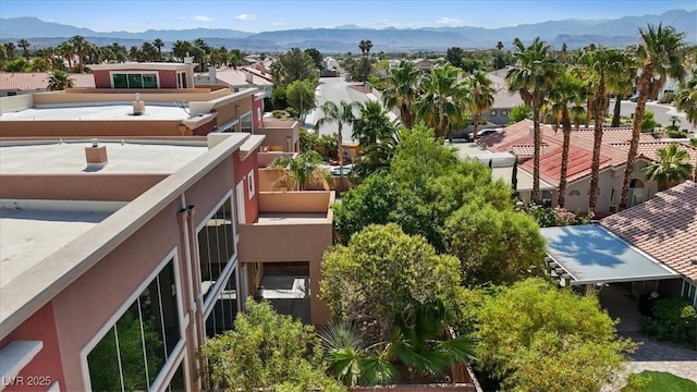 5603 Deer Creek Falls Ct, Las Vegas, NV 89118 - aerial perspective of suburban area featuring a mountainous background