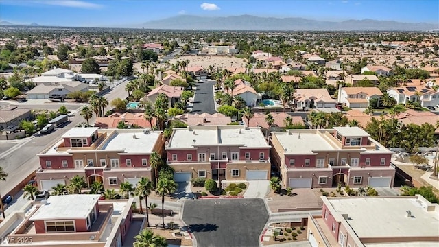 5603 Deer Creek Falls Ct, Las Vegas, NV 89118 - aerial perspective of suburban area with mountains