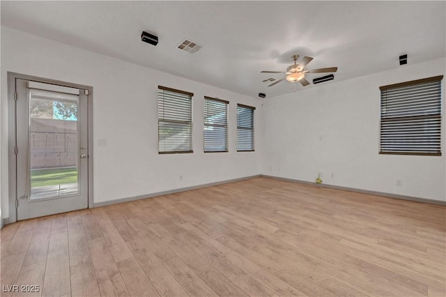 1069 Aspen Cliff Dr, Henderson, NV 89011 - unfurnished room featuring ceiling fan and light wood finished floors