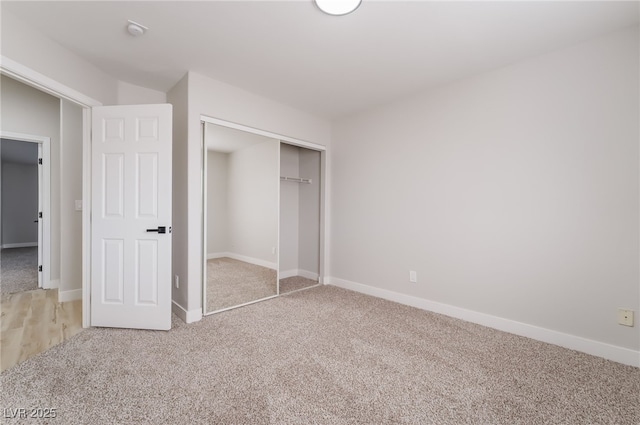 5417 Bible Cir, North Las Vegas, NV 89031 - unfurnished bedroom with light carpet and a closet