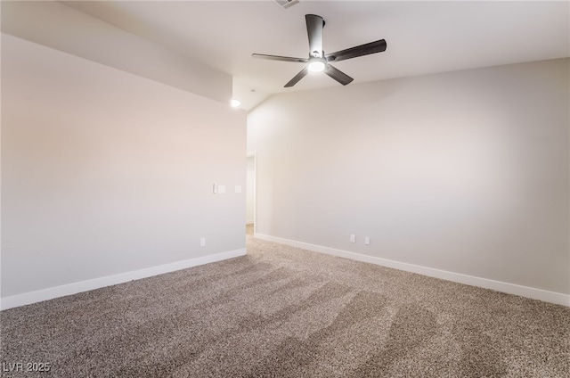 5417 Bible Cir, North Las Vegas, NV 89031 - carpeted empty room featuring ceiling fan and baseboards