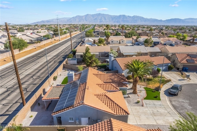 5417 Bible Cir, North Las Vegas, NV 89031 - aerial perspective of suburban area featuring a mountainous background