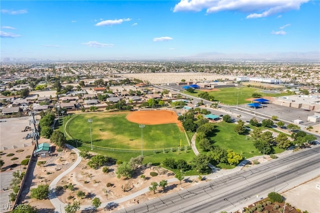 5417 Bible Cir, North Las Vegas, NV 89031 - aerial view of a mountainous background
