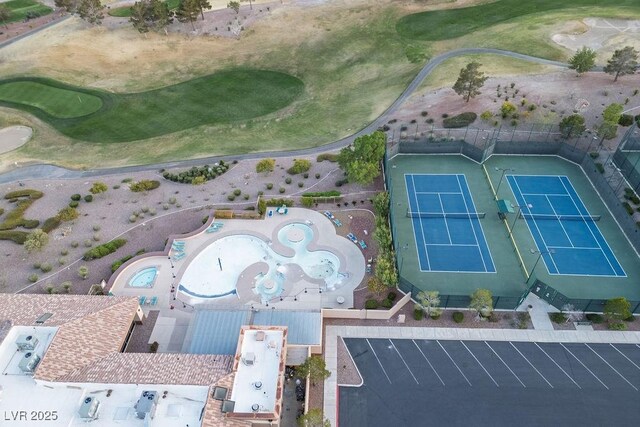 10513 Shanna Trellis Ave, Las Vegas, NV 89144 - bird's eye view of a local golf course