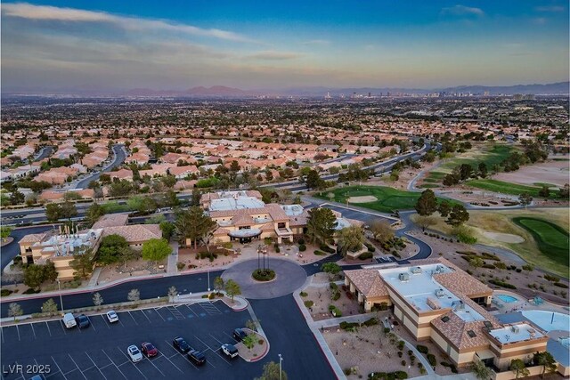10513 Shanna Trellis Ave, Las Vegas, NV 89144 - bird's eye view of a golf club