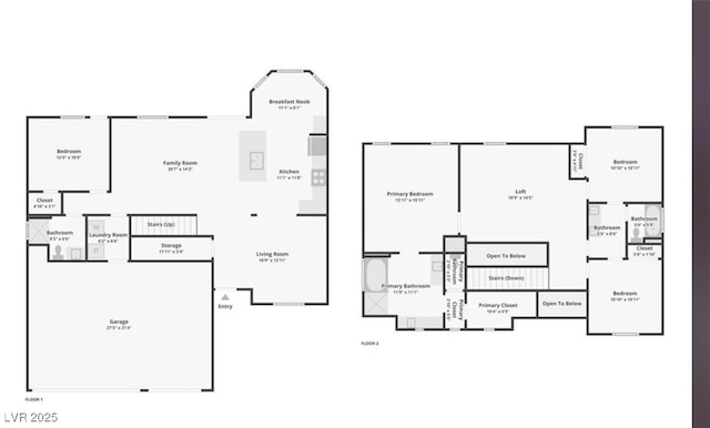 4126 Jessica Marie St, North Las Vegas, NV 89032 - view of floor plan / room layout