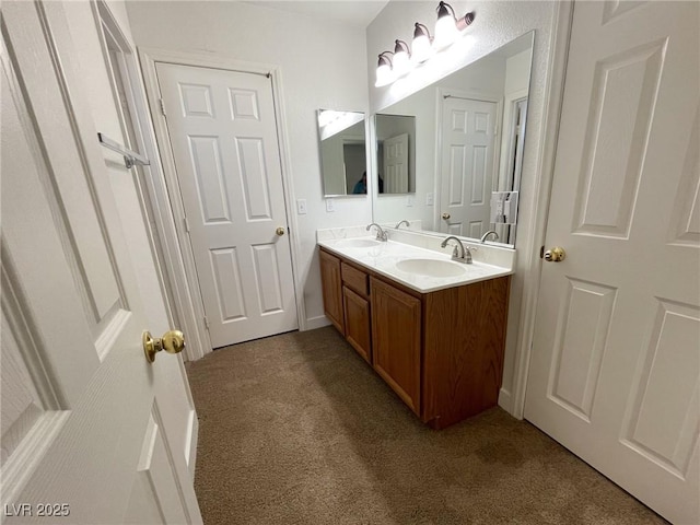 4126 Jessica Marie St, North Las Vegas, NV 89032 - full bath with carpet flooring and double vanity