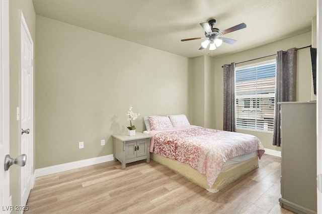 9975 Peace Way Unit 2009, Las Vegas, NV 89147 - bedroom with light wood-style floors and a ceiling fan