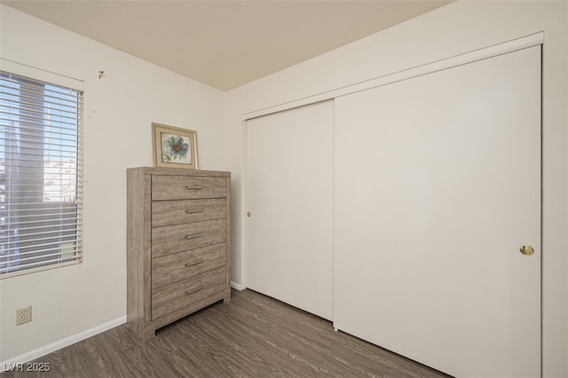2068 Mesquite Ln Unit 203, Laughlin, NV 89029 - bedroom featuring wood finished floors and a closet