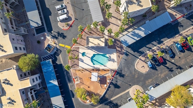 2068 Mesquite Ln Unit 203, Laughlin, NV 89029 - aerial view of a pool