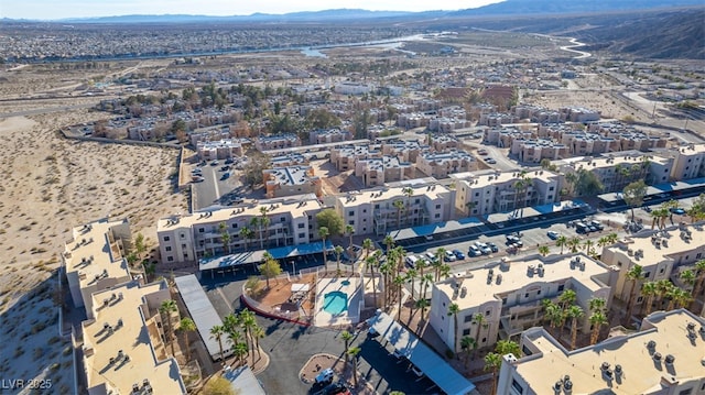 2068 Mesquite Ln Unit 203, Laughlin, NV 89029 - aerial view of property and surrounding area featuring a mountain backdrop