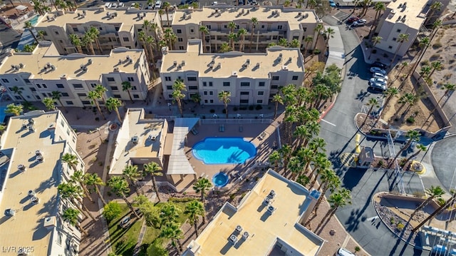 2068 Mesquite Ln Unit 203, Laughlin, NV 89029 - aerial overview of property's location featuring a pool