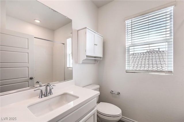 3821 Nesting Wren Dr, North Las Vegas, NV 89084 - bathroom featuring vanity and a shower