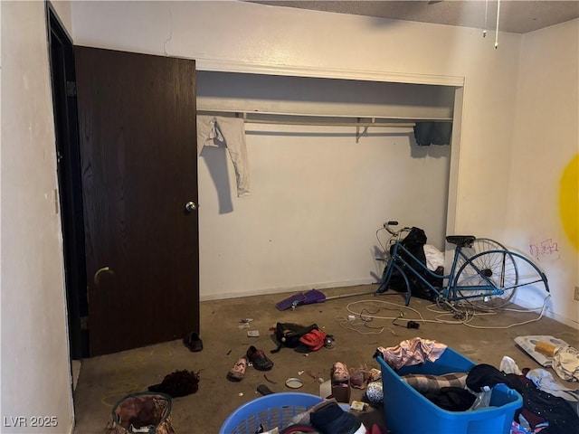 4928 E Philadelphia Ave, Las Vegas, NV 89104 - unfurnished bedroom with concrete floors