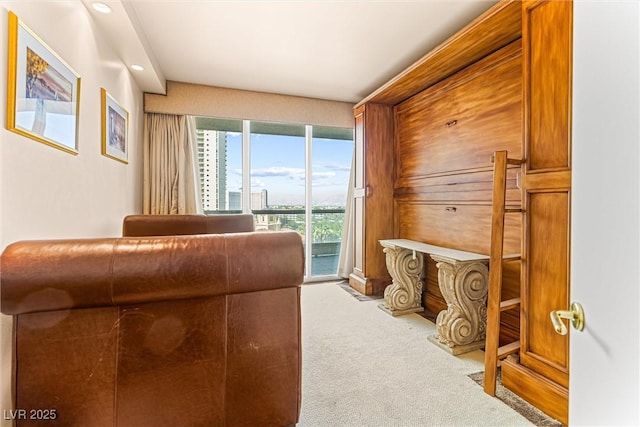 2877 Paradise Rd Unit 702, Las Vegas, NV 89109 - office area featuring carpet and recessed lighting