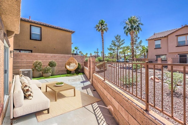 1097 Paradise Resort Dr, Henderson, NV 89002 - fenced backyard with a patio area