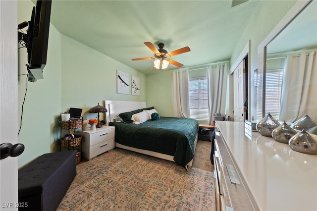 2637 Ohio Ct, Las Vegas, NV 89128 - bedroom with carpet flooring and ceiling fan