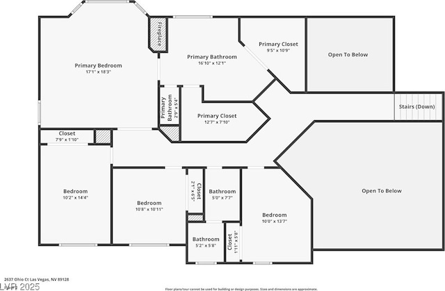 2637 Ohio Ct, Las Vegas, NV 89128 - view of room layout