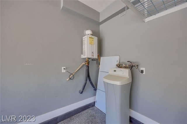 10342 Kesington Dr, Las Vegas, NV 89135 - utility room with tankless water heater