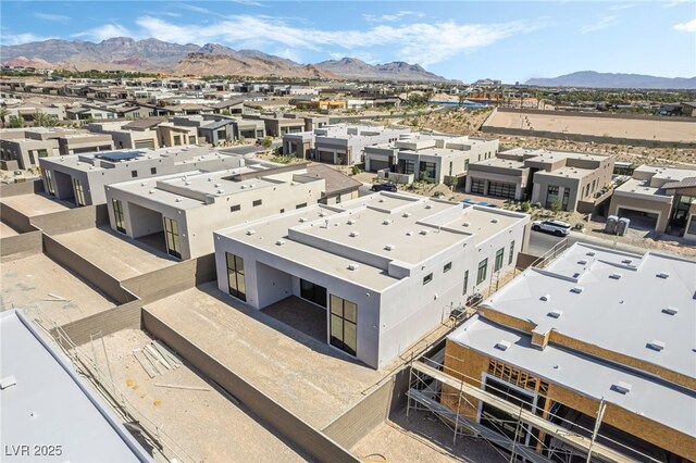 10919 Vista Altura Ave, Las Vegas, NV 89135 - aerial perspective of suburban area featuring a mountainous background