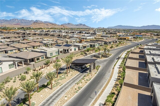 10919 Vista Altura Ave, Las Vegas, NV 89135 - aerial view of residential area with a mountainous background