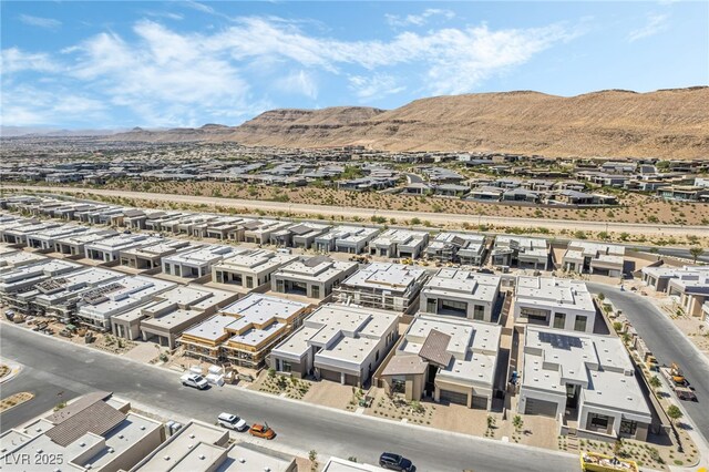 10919 Vista Altura Ave, Las Vegas, NV 89135 - aerial view of residential area with mountains