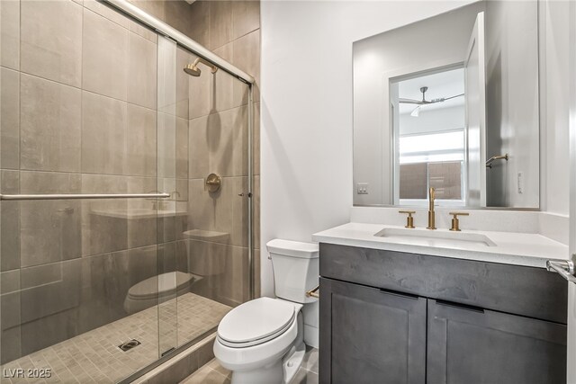 10919 Vista Altura Ave, Las Vegas, NV 89135 - full bath with vanity and a shower stall