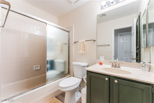 4909 Desert Poppy Dr, Las Vegas, NV 89130 - full bathroom with vanity and combined bath / shower with glass door