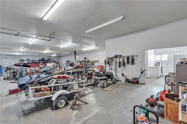 825 W Ryan Ave, Overton, NV 89040 - garage featuring a workshop area