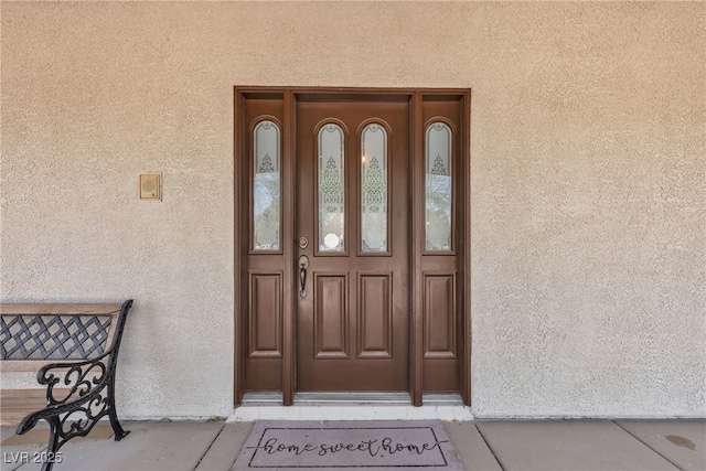 825 W Ryan Ave, Overton, NV 89040 - entrance to property featuring stucco siding