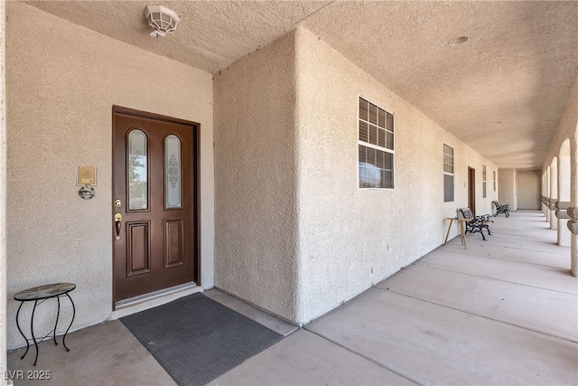 825 W Ryan Ave, Overton, NV 89040 - entrance to property with stucco siding and covered porch