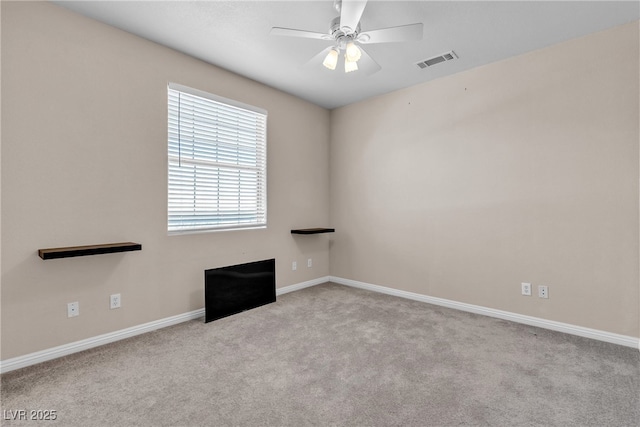 825 W Ryan Ave, Overton, NV 89040 - carpeted spare room featuring a ceiling fan and baseboards