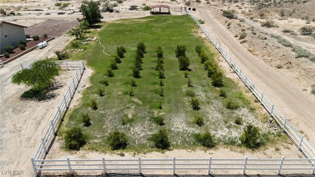 825 W Ryan Ave, Overton, NV 89040 - aerial view of property and surrounding area featuring rural landscape