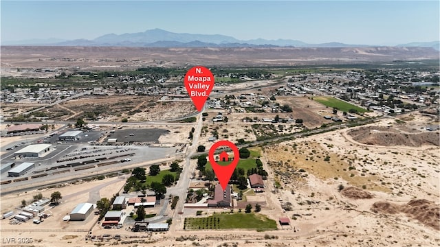 825 W Ryan Ave, Overton, NV 89040 - bird's eye view of a mountain backdrop