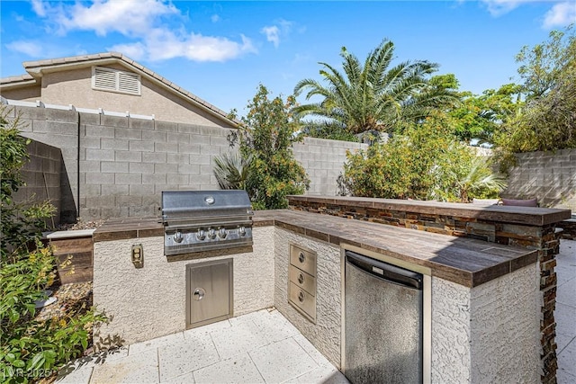 3257 Rushing Waters Pl, Las Vegas, NV 89135 - view of patio / terrace with area for grilling