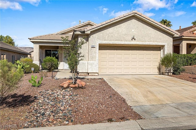 3257 Rushing Waters Pl, Las Vegas, NV 89135 - single story home featuring an attached garage, concrete driveway, and stucco siding