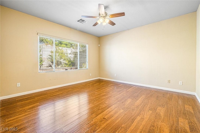 3257 Rushing Waters Pl, Las Vegas, NV 89135 - unfurnished room featuring ceiling fan and light wood-style flooring