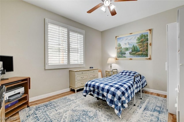 2073 Sapphire Valley Ave, Henderson, NV 89074 - bedroom with wood finished floors and ceiling fan