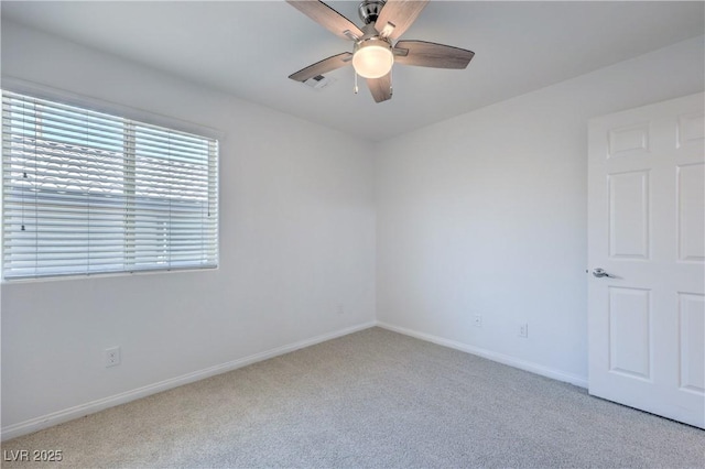 2300 Sky Island Dr, Henderson, NV 89002 - carpeted empty room with baseboards and ceiling fan