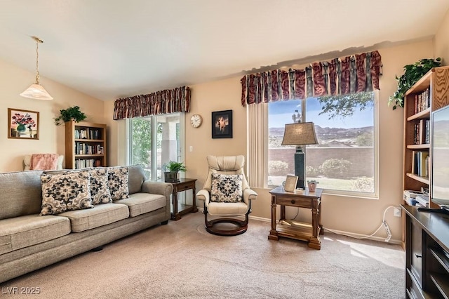 2085 Joy View Ln, Henderson, NV 89012 - carpeted living area with baseboards